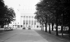 Ausztria, Bécs, Messe Wien (kiállítási és kongresszusi központ), déli bejárat., 1959, MZSL/Ofner Károly, középület, Fortepan #42041