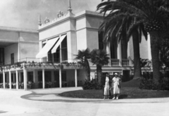 Franciaország, Menton, Promenade du Soleil, Casino., 1934, MZSL/Ofner Károly, pálmafa, kaszinó, Fortepan #42176