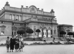 Bulgária, Szófia, Parlament., 1935, MZSL/Ofner Károly, neoreneszánsz, országház, cirill írás, nemzeti jelkép, Konstantin Jovanović-terv, Fortepan #42209