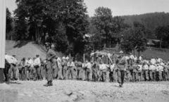 Lengyelország,Lengyel Magas-Tátra, Zakopane, 1939, MZSL/Ofner Károly, katona, Tátra hegység, Fortepan #42293