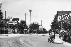 1935, MZSL/Ofner Károly, reklám, motorkerékpár, utcakép, verseny, sokaság, motorsport, Fortepan #42402