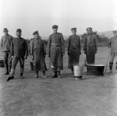 1916, Angyalföldi Helytörténeti Gyűjtemény, First World War, tableau, soldier, cauldron, Fortepan #42469