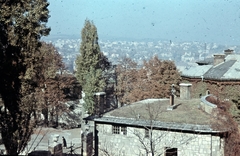 Magyarország, Budapest I., Hunfalvy utca , kilátás a Rózsadomb felé., 1941, Konok Tamás id, színes, látkép, Budapest, Fortepan #42528