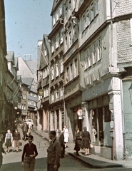 Germany, Wetzlar, Krämerstrasse., 1942, Konok Tamás id, colorful, street view, Fortepan #42618