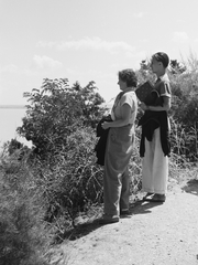 Hungary,Lake Balaton, Tihany, kilátóhely az apátság mellett., 1960, Konok Tamás id, excursion, Fortepan #42869