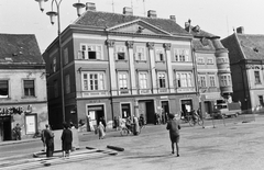 Magyarország, Győr, Széchenyi tér., 1964, Konok Tamás id, utcakép, kerékpár, Fortepan #42931