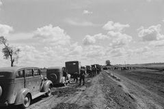 1942, Konok Tamás id, eastern front, second World War, clouds, Fortepan #42970