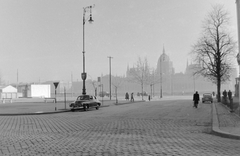 Magyarország, Budapest I., Batthyány tér., 1959, Fortepan, utcakép, életkép, lámpaoszlop, automobil, Skoda Octavia, Budapest, FSO Warszawa, Fortepan #4308