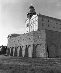 Magyarország, Pannonhalma, (Győrszentmárton), Szent Márton-hegy, Pannonhalmi Bencés Főapátság., 1949, Konok Tamás id, vallás, bencés rend, Fortepan #43259