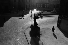 Magyarország, budai Vár, Budapest I., Bécsi kapu tér, Budavár visszavételének emléke., 1943, Konok Tamás id, angyal-ábrázolás, Budapest, Fortepan #43380