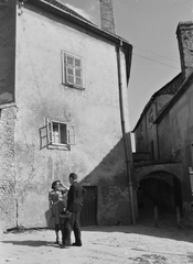 Hungary, Sopron, Festő köz az Ikva patak felől nézve., 1943, Konok Tamás id, Fortepan #43430