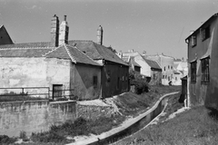 Hungary, Sopron, Ikva patak a Festő köz felől nézve., 1943, Konok Tamás id, Fortepan #43431