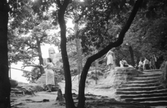 Germany, Rathen, (Szász-Svájc), Bastei., 1960, Fortepan, stairs, GDR, Fortepan #44029