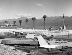 Italy, Stresa, Lago Maggiore, szemben a Szép Sziget (Isola Bella)., 1960, Fortepan, boat, picture, Fortepan #44182