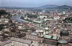 Austria, Salzburg, kilátás Hohensalzburg várából., 1960, Fortepan, colorful, picture, Fortepan #44305