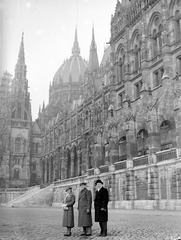 Magyarország, Budapest V., Parlament., 1935, Fortepan, Steindl Imre-terv, országház, neogótika, eklektikus építészet, Budapest, Fortepan #4463