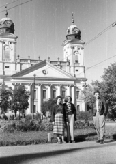 Magyarország, Debrecen, Református Nagytemplom., 1958, Mészáros Zoltán, klasszicizmus, timpanon, Rabl Károly-terv, Péchy Mihály-terv, Fortepan #44955