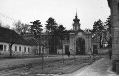 Hungary,Lake Balaton, Keszthely, Kastély (Szabadság) utca, Festetics-kastély bejárata., 1960, Mészáros Zoltán, museum, Baroque-style, palace, Viktor Rumpelmayer-design, Gustav Haas-design, Maximilian Paschkisch-design, Fortepan #45159