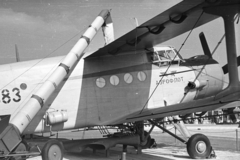 Németország, Erfurt, EGA-Park, Nemzetközi Kertészeti Kiállítás. Antonov An-2 típusú repülőgép., 1961, Mészáros Zoltán, közlekedés, szovjet gyártmány, repülőgép, NDK, Antonov-márka, Aeroflot légitársaság, Antonov An-2, cirill írás, Fortepan #45217