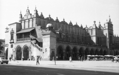 Lengyelország, Krakkó, Posztócsarnok (Sukiennice)., 1969, Krasznai Gyula, neogótika, reneszánsz, vásárcsarnok, világörökség, csúcsív, Fortepan #45866