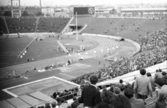 Magyarország, Népstadion, Budapest XIV., atlétikai verseny., 1956, Lencse Zoltán, Budapest, stadion, Fortepan #46047