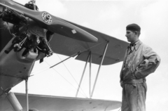 Hungary, Hármashatárhegy Airport, Budapest II., Polikarpov Po-2 típusú repülőgép., 1963, Mészáros Zoltán, Soviet brand, airplane, Polikarpov-brand, Budapest, Fortepan #46440