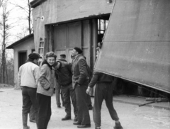 Magyarország, Hármashatárhegyi repülőtér, Budapest II., hangár., 1964, Mészáros Zoltán, hangár, Budapest, Fortepan #46446