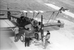 Magyarország, Hármashatárhegyi repülőtér, Budapest II., Polikarpov Po-2 típusú repülőgép., 1964, Mészáros Zoltán, szovjet gyártmány, repülőgép, repülőtér, Polikarpov-márka, Polikarpov Po-2, csillagmotor, Budapest, Fortepan #46464