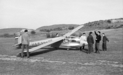 Magyarország, Hármashatárhegyi repülőtér, Budapest II., Rubik R-26S Góbé típusú vitorlázó repülőgép., 1964, Mészáros Zoltán, Budapest, Fortepan #46501