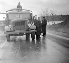 1956, Fortepan, magyar gyártmány, teherautó, Csepel-márka, rendszám, Csepel D-352, Fortepan #4663