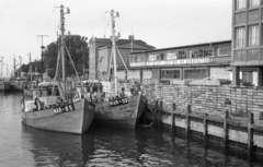 Germany, Warnemünde, Rostock, az Alter Strom kikötő., 1970, Mészáros Zoltán, ship, GDR, Fortepan #46712