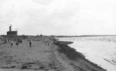 Germany, Warnemünde, Rostock, 1970, Mészáros Zoltán, beach, sea, GDR, shore, Fortepan #46716