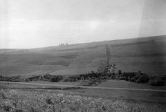 1916, Bokor Gyula, First World War, trench, field, landscape, hillside, Fortepan #46929