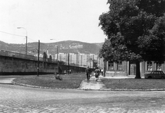 Magyarország, Óbuda, Budapest III., Szentlélek (Korvin Ottó) tér, az Árpád híd budai hídfője., 1972, Óbudai Múzeum, Budapest, Fortepan #47347