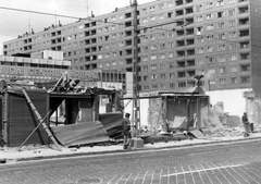 Magyarország, Óbuda, Budapest III., Flórián tér., 1976, Óbudai Múzeum, épületbontás, lakótelep, Budapest, Fortepan #47383