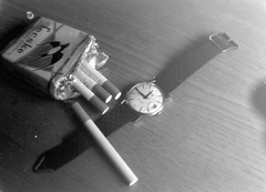 Hungary, 1970, Fortepan, cigarette, still life, wrist watch, odd one out, Fortepan #48