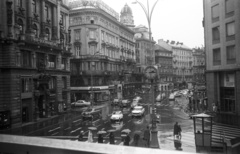 Ausztria, Bécs, a Graben a Stock-Im-Eisen-Platz felől nézve., 1969, Nagy Gyula, forgalom, Mercedes W110, Volkswagen Bogár, Opel Rekord A, Puch 500, BMC Mini, Fiat 1800, Fortepan #50080