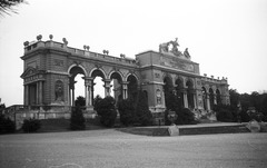 Ausztria, Bécs, Gloriette a Schönbrunni kastély parkjában., 1969, Nagy Gyula, gloriett, Johann Ferdinand Hetzendorf von Hohenberg-terv, Fortepan #50093