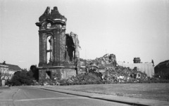 Németország, Drezda, a Miasszonyunk-templom (Frauenkirche) romjai., 1970, Nagy Gyula, háborús kár, rom, NDK, épületkár, Fortepan #50167