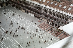 Olaszország, Velence, Szent Márk tér, Prokurátori Palota., 1964, Nagy Gyula, színes, Fortepan #50415