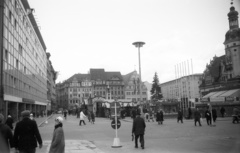 Németország, Lipcse, Markt, jobbra a Régi Városháza., 1965, Nagy Gyula, NDK, középület, reneszánsz, Hieronymus Lotter-terv, Fortepan #50455