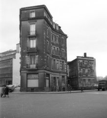 Németország, Lipcse, Burgplatz a Burgstraße felől., 1965, Nagy Gyula, NDK, Fortepan #50457