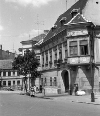 Hungary, Győr, Bécsi kapu (Köztársaság) tér - Szabadsajtó utca sarok, Altabak-ház., 1963, Nagy Gyula, Fortepan #50585