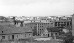 Hungary, Víziváros, Budapest I., előtérben a Toldy Ferenc utca, hátrébb a Batthyány utca épületei, középen a Batthyány utca 31. látszik., 1964, Nagy Gyula, Budapest, Fortepan #50726