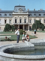 Hungary,Lake Balaton, Keszthely, Festetics-kastély., 1963, Nagy Gyula, colorful, museum, Baroque-style, palace, Viktor Rumpelmayer-design, Gustav Haas-design, Maximilian Paschkisch-design, Fortepan #50773