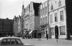 Németország, Rostock, Neuer Markt., 1962, Nagy Gyula, NDK, Fortepan #50910