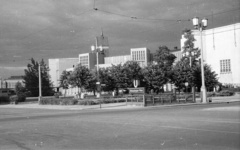 Németország, Berlin, Kelet-Berlin, Karl-Marx-Allee - Lebuser Strasse kereszteződés., 1962, Nagy Gyula, NDK, Kelet-Berlin, Fortepan #50926