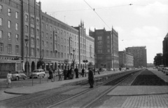 Németország, Rostock, Lange Strasse., 1962, Nagy Gyula, NDK, Skoda 1202, Fortepan #50958