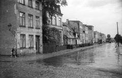 Németország, Rostock, a Fischerbruch (mára lebontott) házsora., 1962, Nagy Gyula, NDK, Fortepan #50960