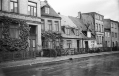 Németország, Rostock, a Fischerbruch (mára lebontott) házsora., 1962, Nagy Gyula, NDK, Fortepan #50961